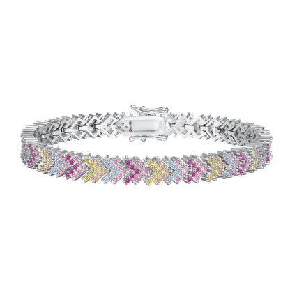 [Elowen Jewels]Ornate Sparkling Round Cut Party Bracelet