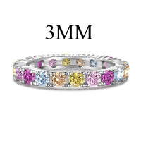 [Elowen Jewel]Dazzling Lustrous Round Cut Tennis Ring