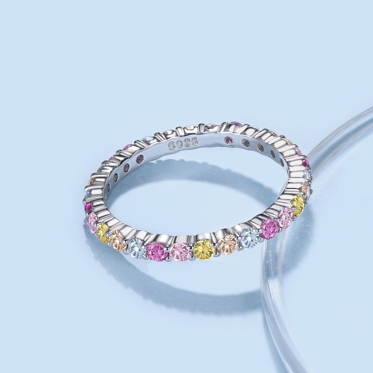 [Elowen Jewels]Elegant Vivid Round Cut Daily Ring