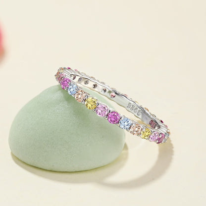 [Elowen Jewels]Elegant Vivid Round Cut Daily Ring