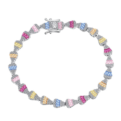 [Elowen Jewels]Radiant Water Drop Shape Daily Bracelet