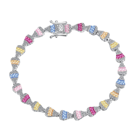[Elowen Jewels]Radiant Water Drop Shape Daily Bracelet