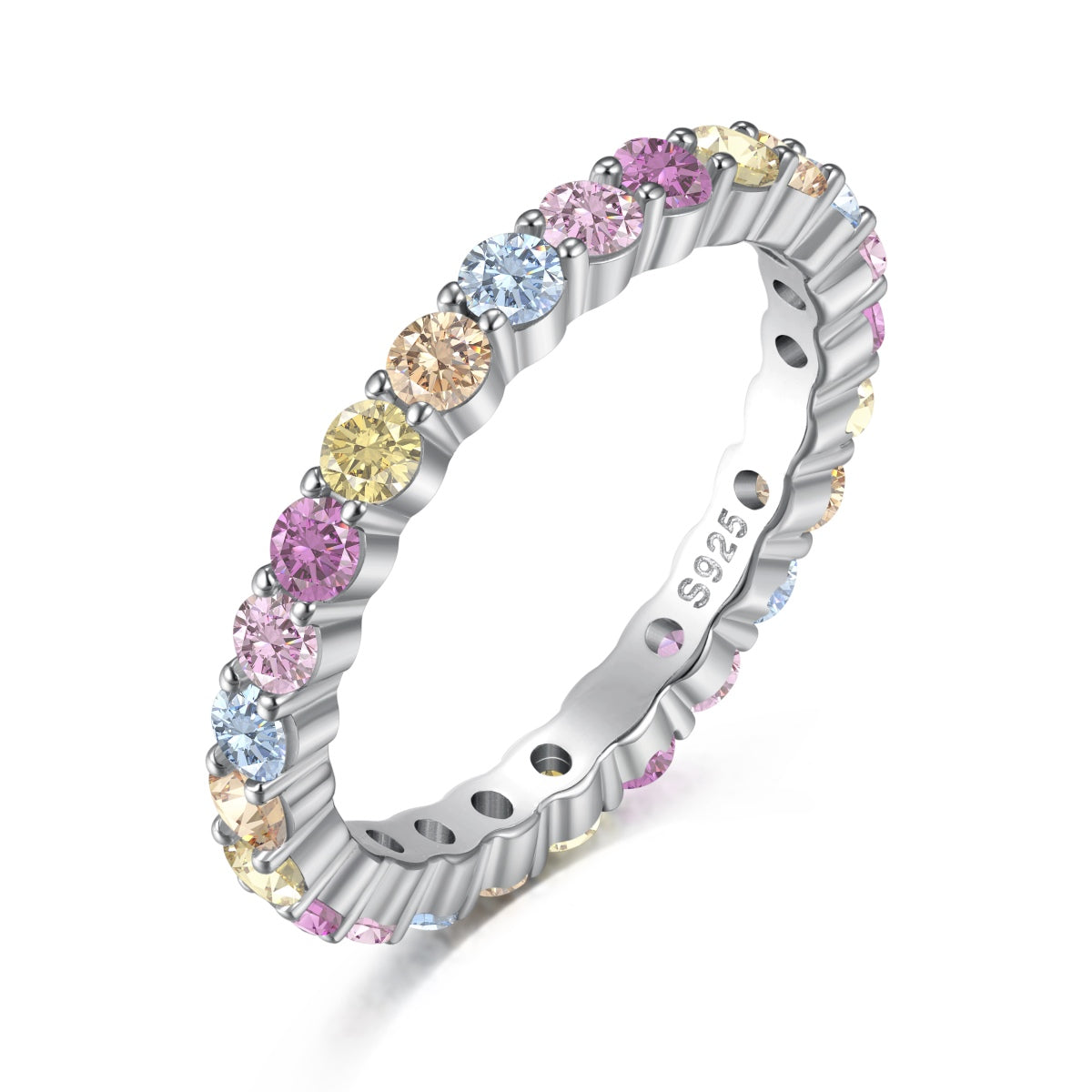 [Elowen Jewels]Elegant Vivid Round Cut Daily Ring