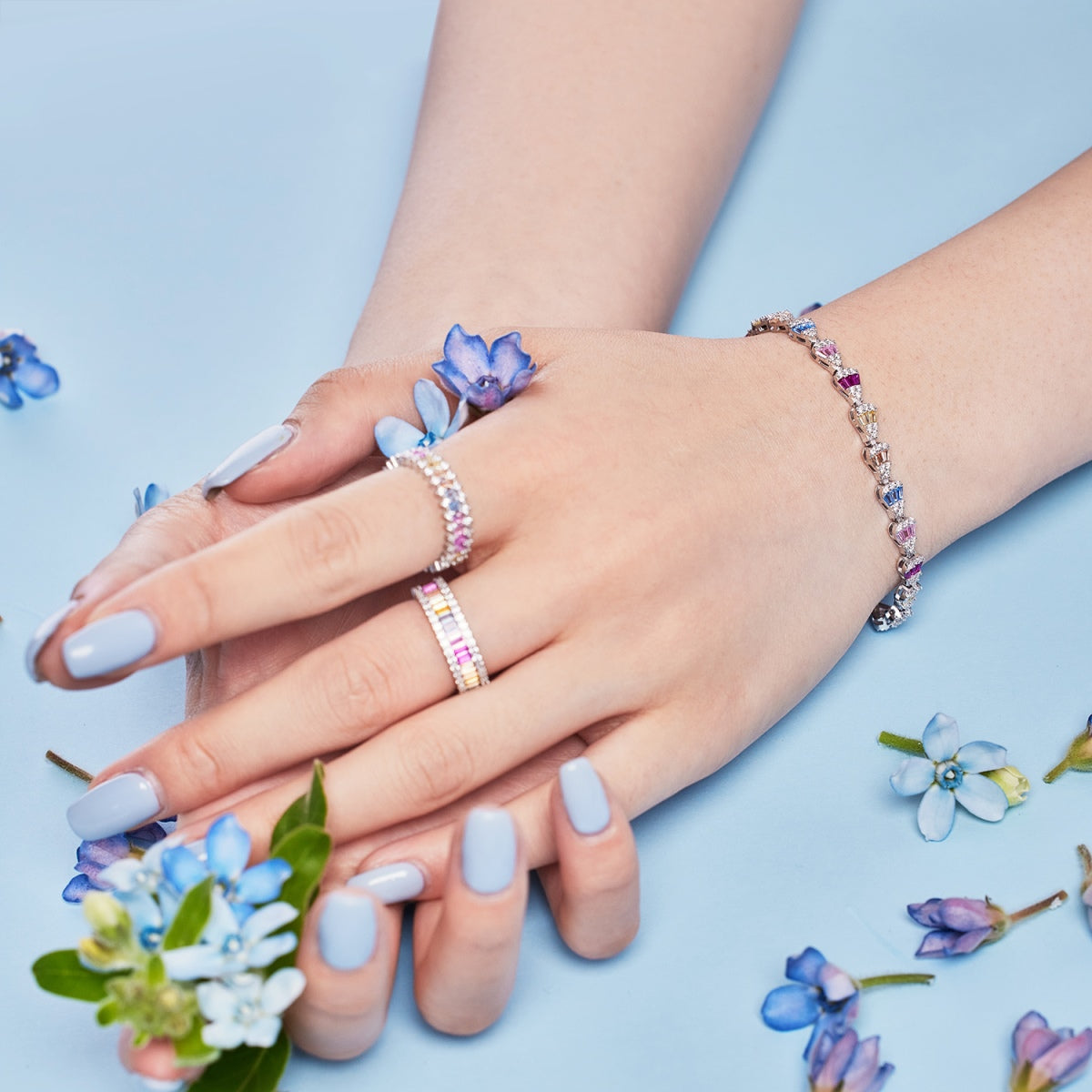 [Elowen Jewels]Radiant Water Drop Shape Daily Bracelet