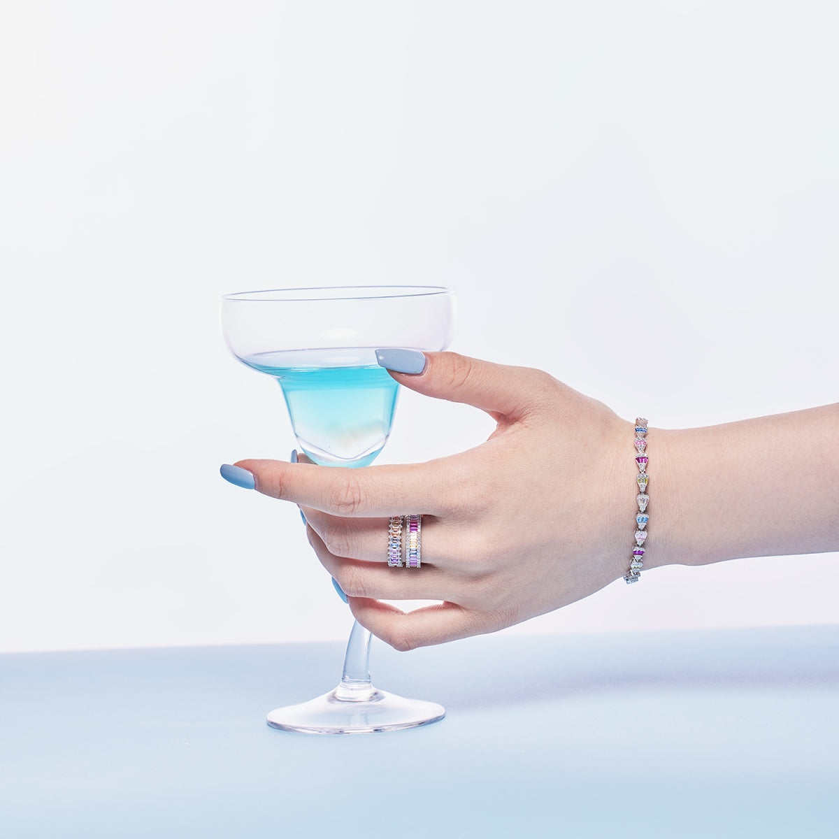 [Elowen Jewels]Radiant Water Drop Shape Daily Bracelet