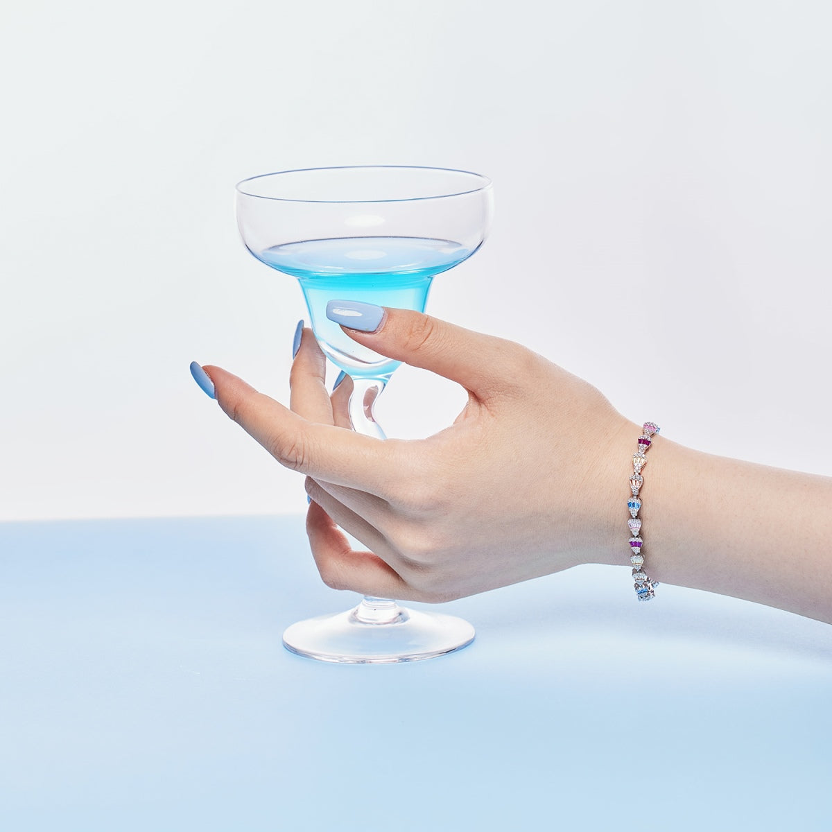 [Elowen Jewels]Radiant Water Drop Shape Daily Bracelet