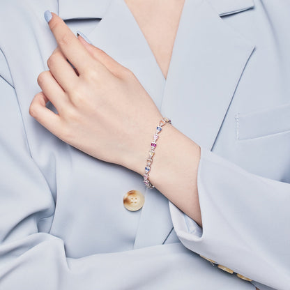 [Elowen Jewels]Radiant Water Drop Shape Daily Bracelet