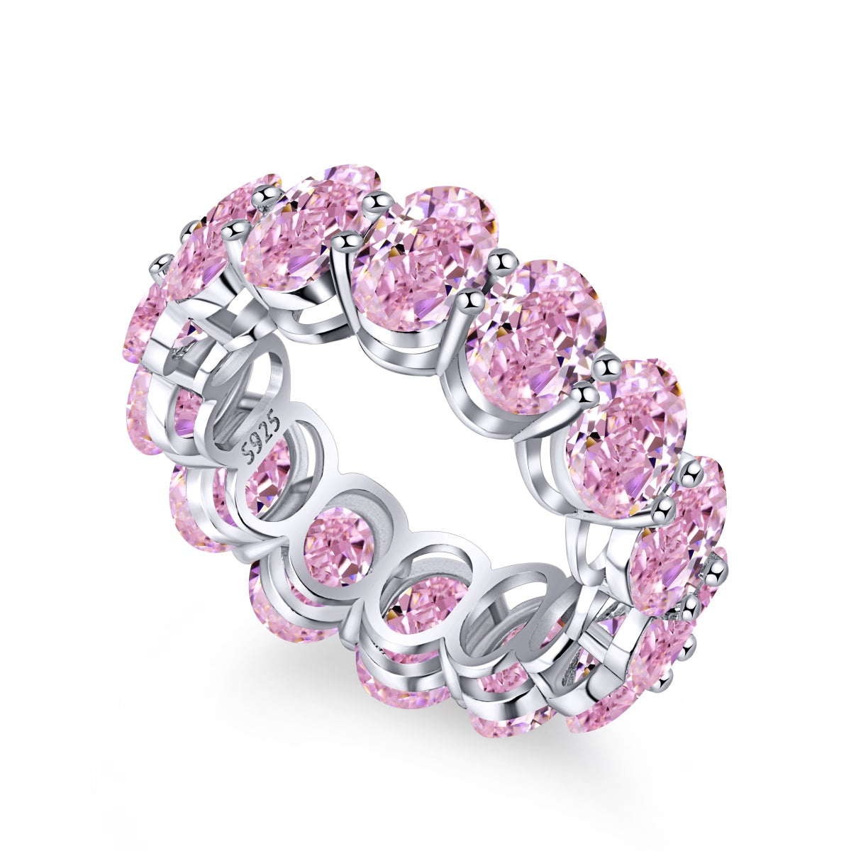 [Elowen Jewels]Dainty Elongated Cushion Cut Tennis Ring