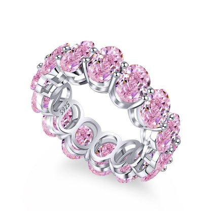 [Elowen Jewels]Dainty Elongated Cushion Cut Tennis Ring