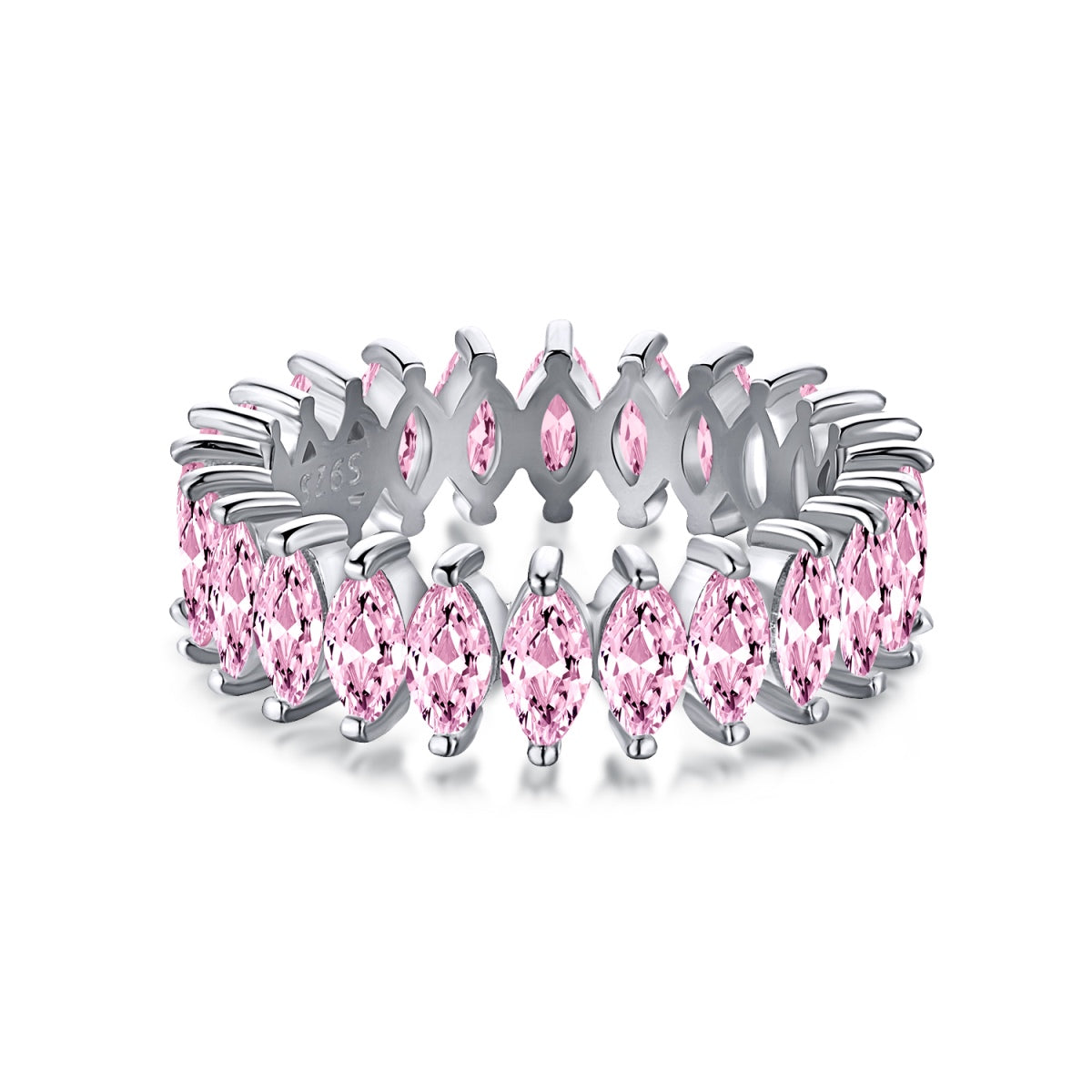 [Elowen Jewels]Gorgeous Marquise Cut Tennis Ring
