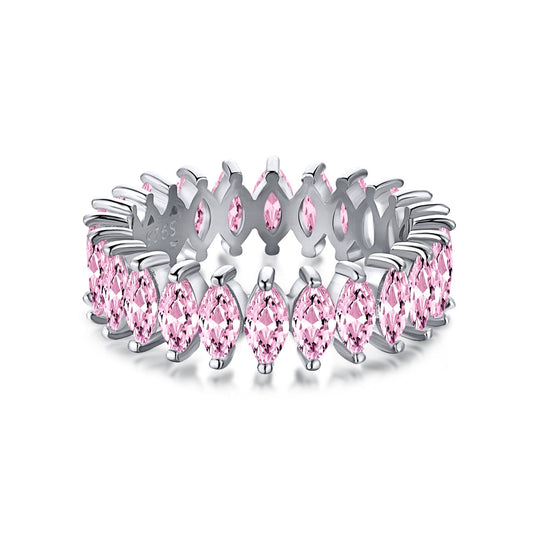 [Elowen Jewels]Gorgeous Marquise Cut Tennis Ring