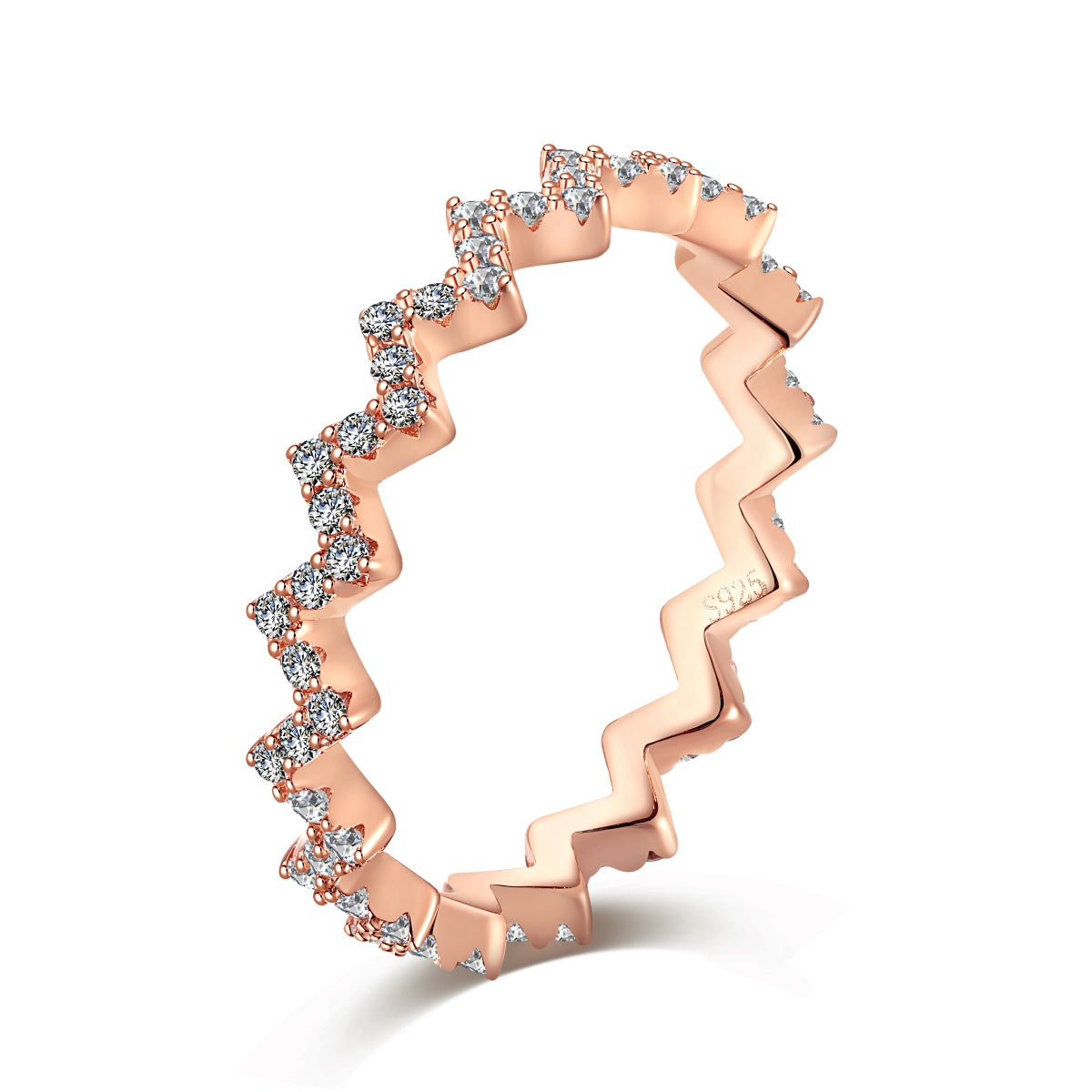 [Elowen Jewels]Delicate Enchanting Wave Shape Daily Ring
