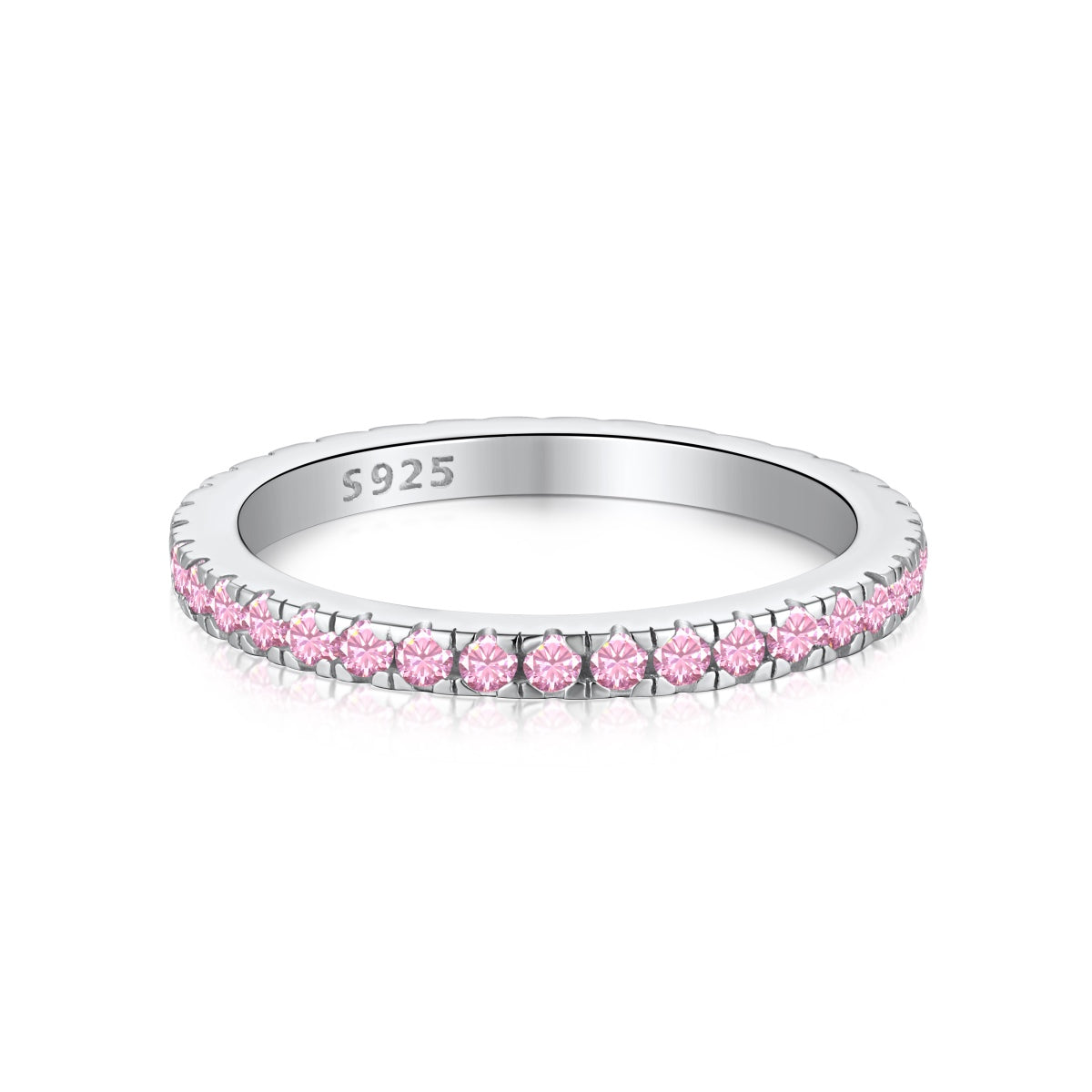 [Elowen Jewels]Delicate Sparkling Round Cut Daily Ring