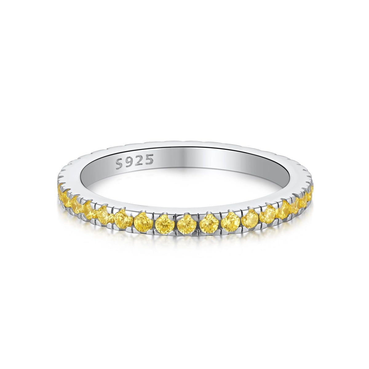 [Elowen Jewels]Delicate Sparkling Round Cut Daily Ring