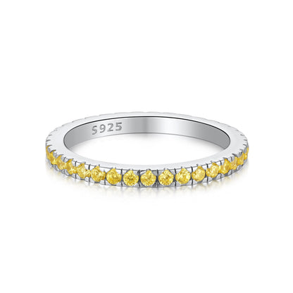 [Elowen Jewels]Delicate Sparkling Round Cut Daily Ring
