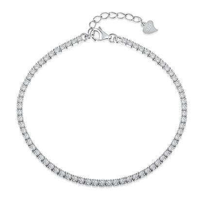 [Elowen Jewels]Radiant Shinning Princess Cut Tennis Bracelet