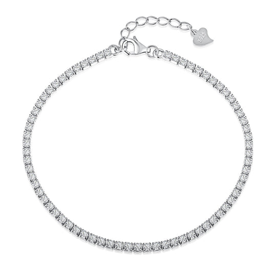 [Elowen Jewels]Radiant Shinning Princess Cut Tennis Bracelet