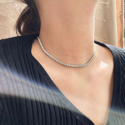[Elowen Jewels]Elegant Tennis Chain Necklace