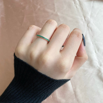[Elowen Jewels]Delicate Sparkling Round Cut Daily Ring