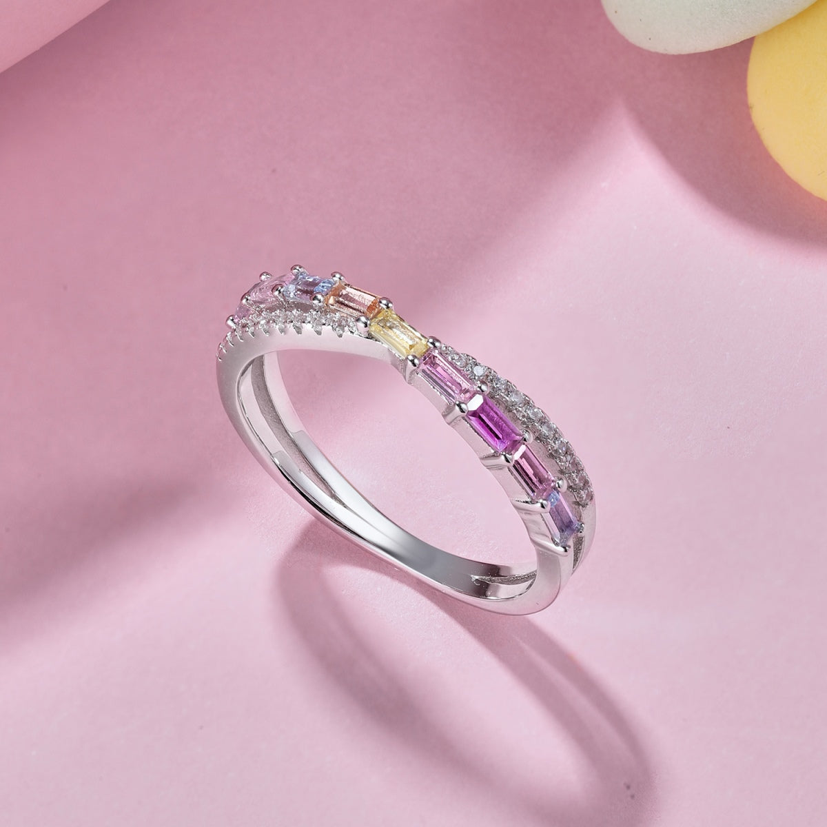 [Elowen Jewels]Energetic Elegant Radiant Cut Party Ring