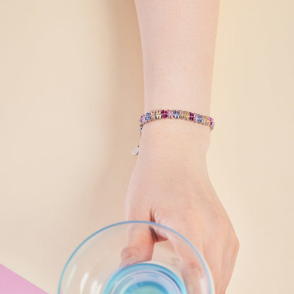 [Elowen Jewels]Sparkling Exquisite Multi Cut Party Bracelet