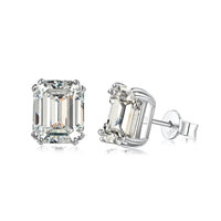 [Elowen Jewel]Dazzling Square Shape Earrings