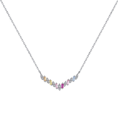 [Elowen Jewels]Dazzling Rainbow Necklace