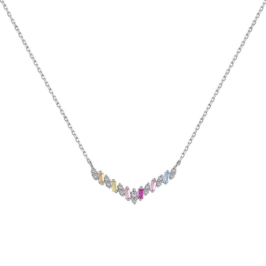[Elowen Jewels]Dazzling Rainbow Necklace