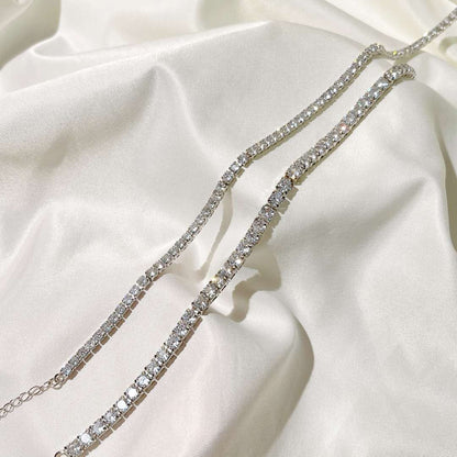 [Elowen Jewels]Elegant Tennis Chain Necklace