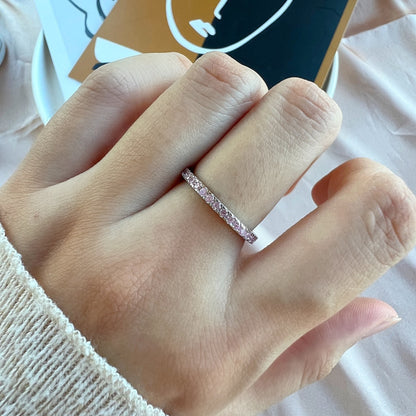 [Elowen Jewels]Delicate Sparkling Round Cut Daily Ring