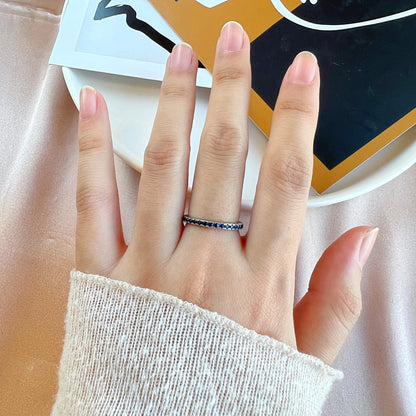 [Elowen Jewels]Delicate Sparkling Round Cut Daily Ring