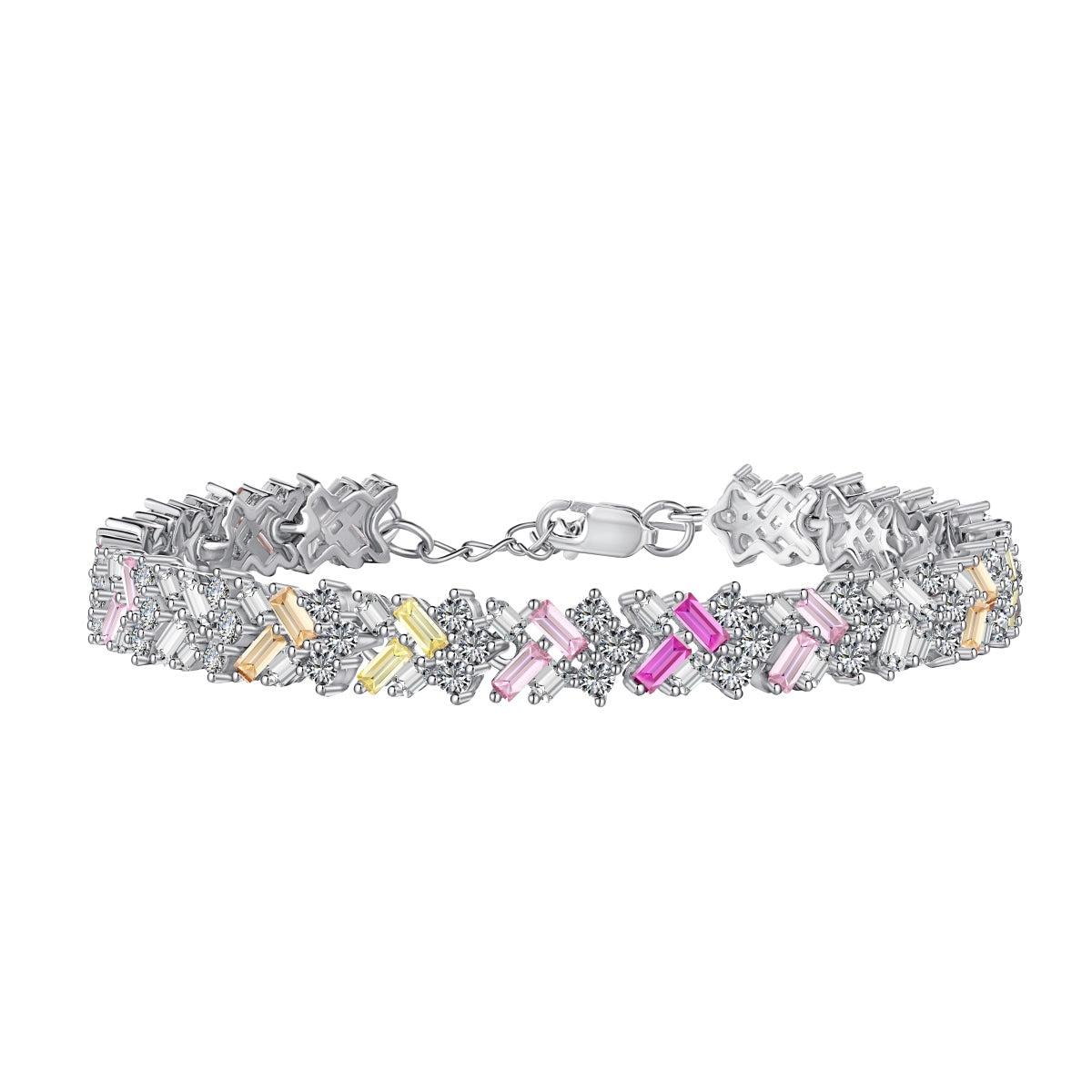 [Elowen Jewels]Dazzling Unique Multi Shape Daily Bracelet