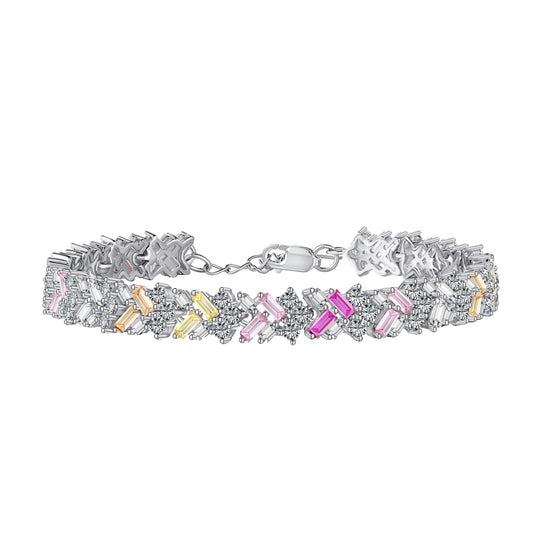[Elowen Jewels]Dazzling Unique Multi Shape Daily Bracelet