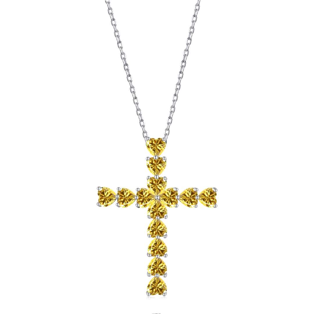 [Elowen Jewels]Radiant Cross Shape Necklace