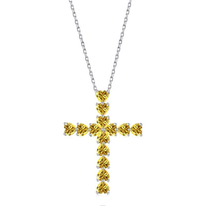 [Elowen Jewels]Radiant Cross Shape Necklace