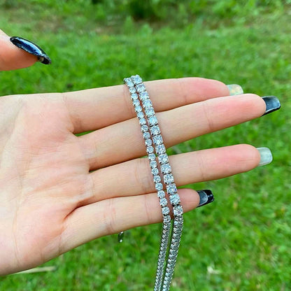 [Elowen Jewels]Elegant Tennis Chain Necklace