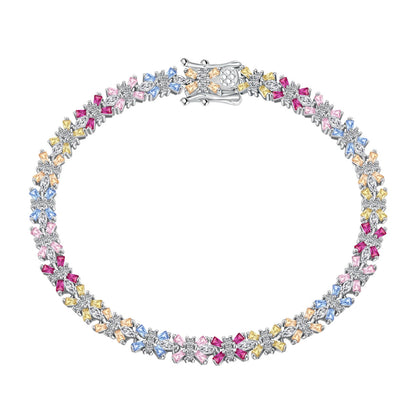 [Elowen Jewels]Radiant Colorful Emerald Cut Party Bracelet