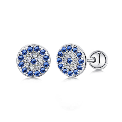 [Elowen Jewels]Devil's Eye Ear Bone Nail Earrings