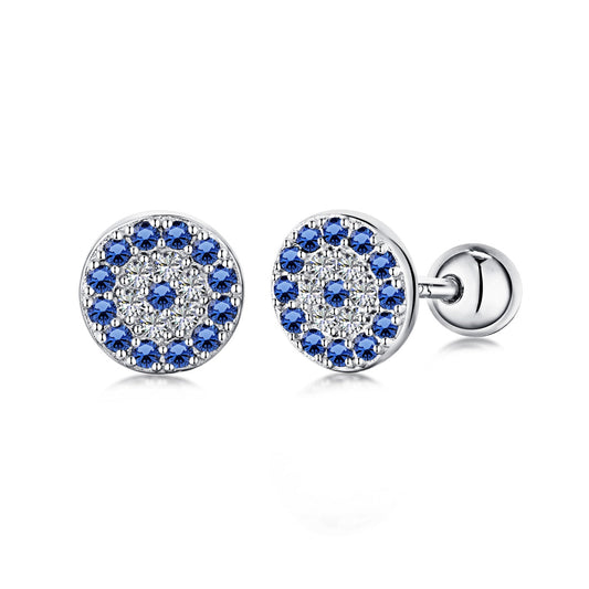 [Elowen Jewels]Devil's Eye Ear Bone Nail Earrings