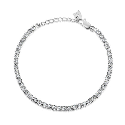 [Elowen Jewels]Sparkling Round Cut Daily Bracelet