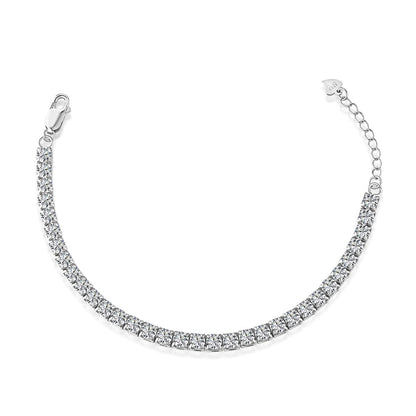 [Elowen Jewels]Sparkling Radiant Princess Cut Tennis Bracelet