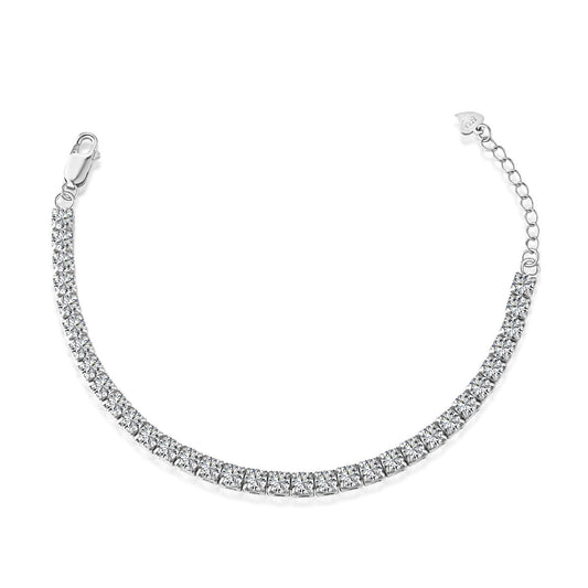 [Elowen Jewels]Sparkling Radiant Princess Cut Tennis Bracelet