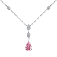 [Elowen Jewel]Dazzling Pear Cut Necklace
