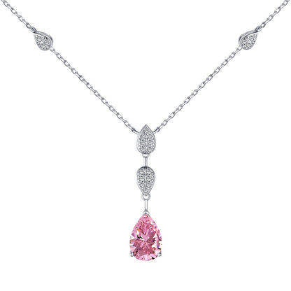 [Elowen Jewels]Dazzling Pear Cut Necklace