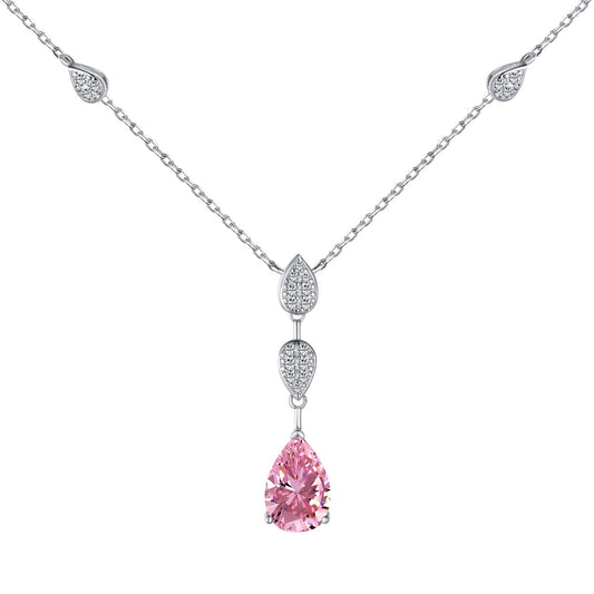 [Elowen Jewels]Dazzling Pear Cut Necklace