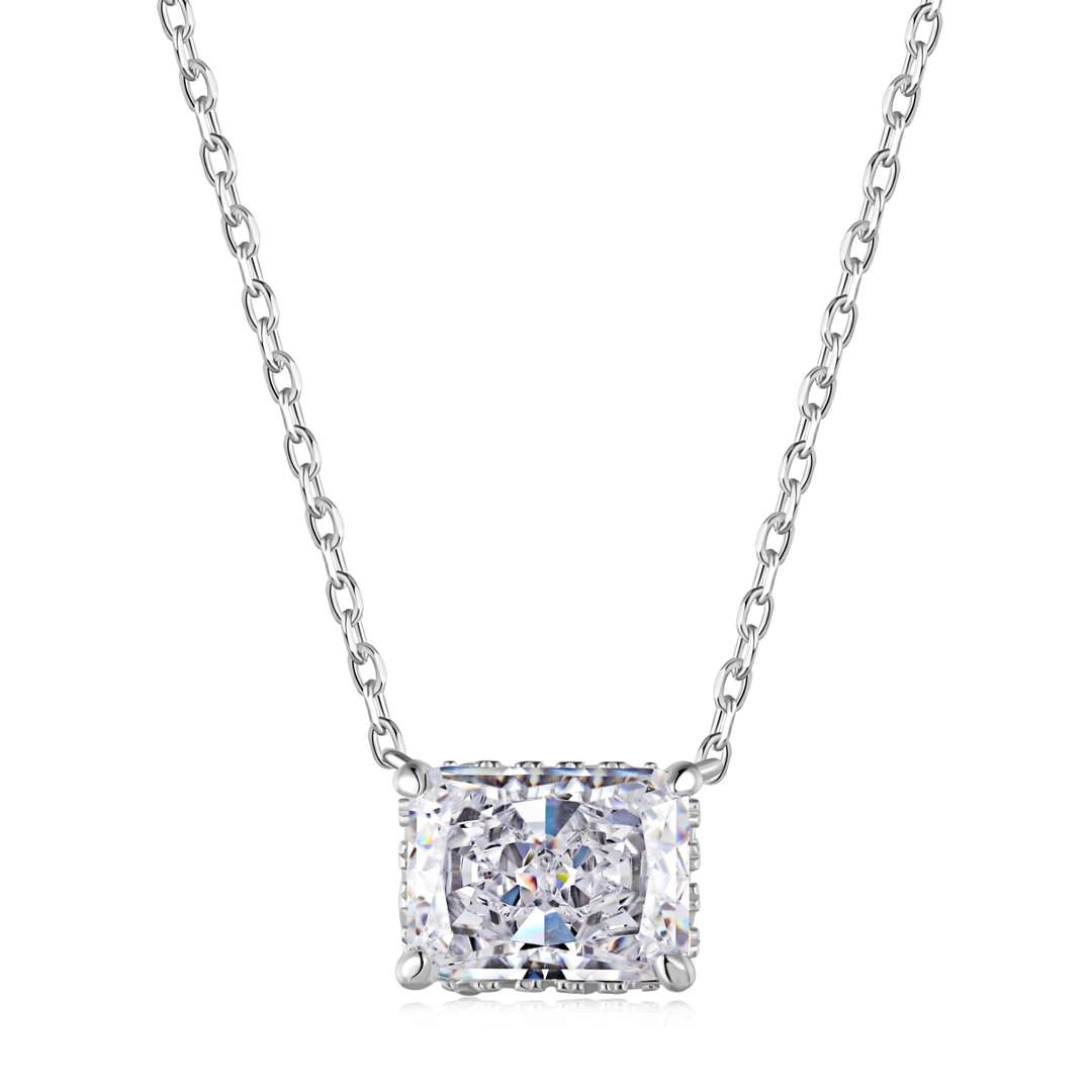 [Elowen Jewels]Luxurious Square Shape Colorful Necalack