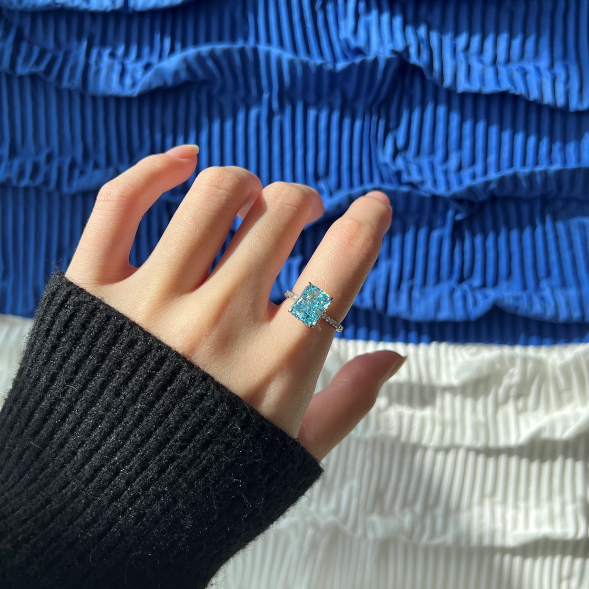 [Elowen Jewels]4.0 Carat Luxurious Engagement Ring