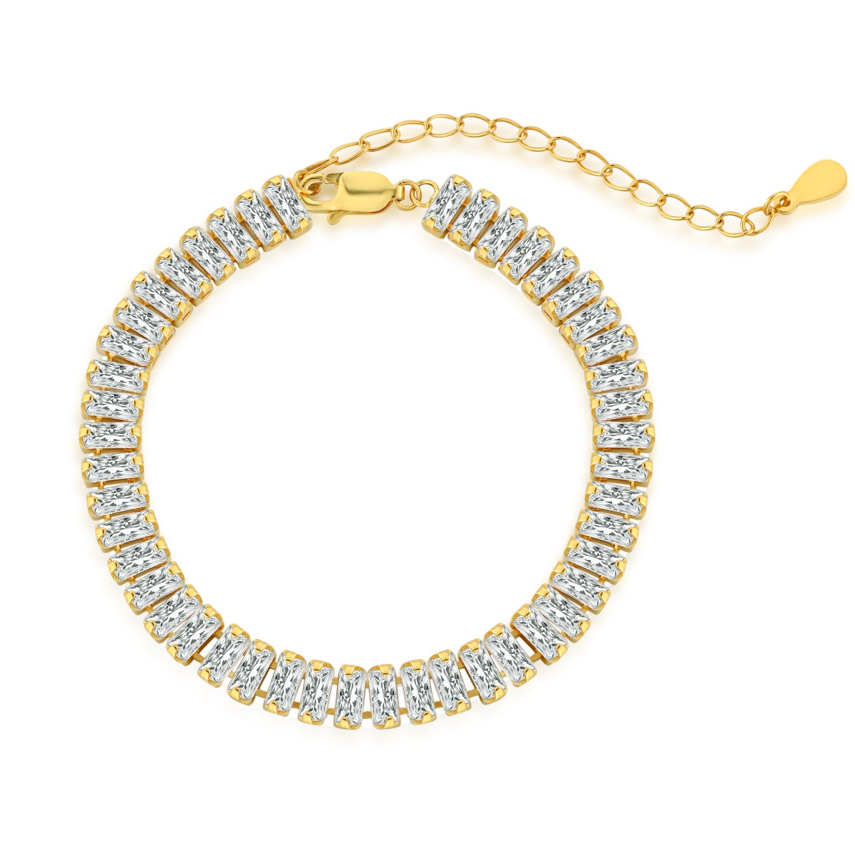 [Elowen Jewels]Exquisite Emerald Cut Daily Bracelet