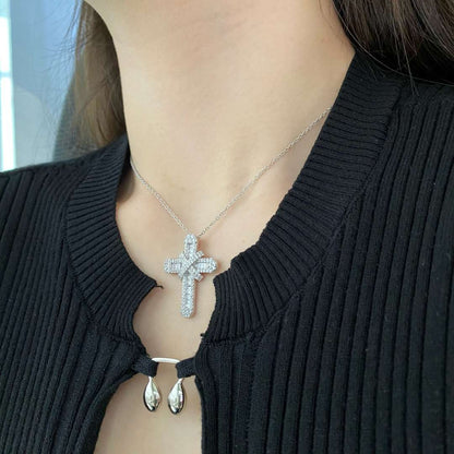 [Elowen Jewels]Gypsophila With Dimonds Necklace