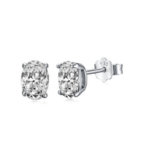 [Elowen Jewel]Oval Classic Dignified Elegant Earrings